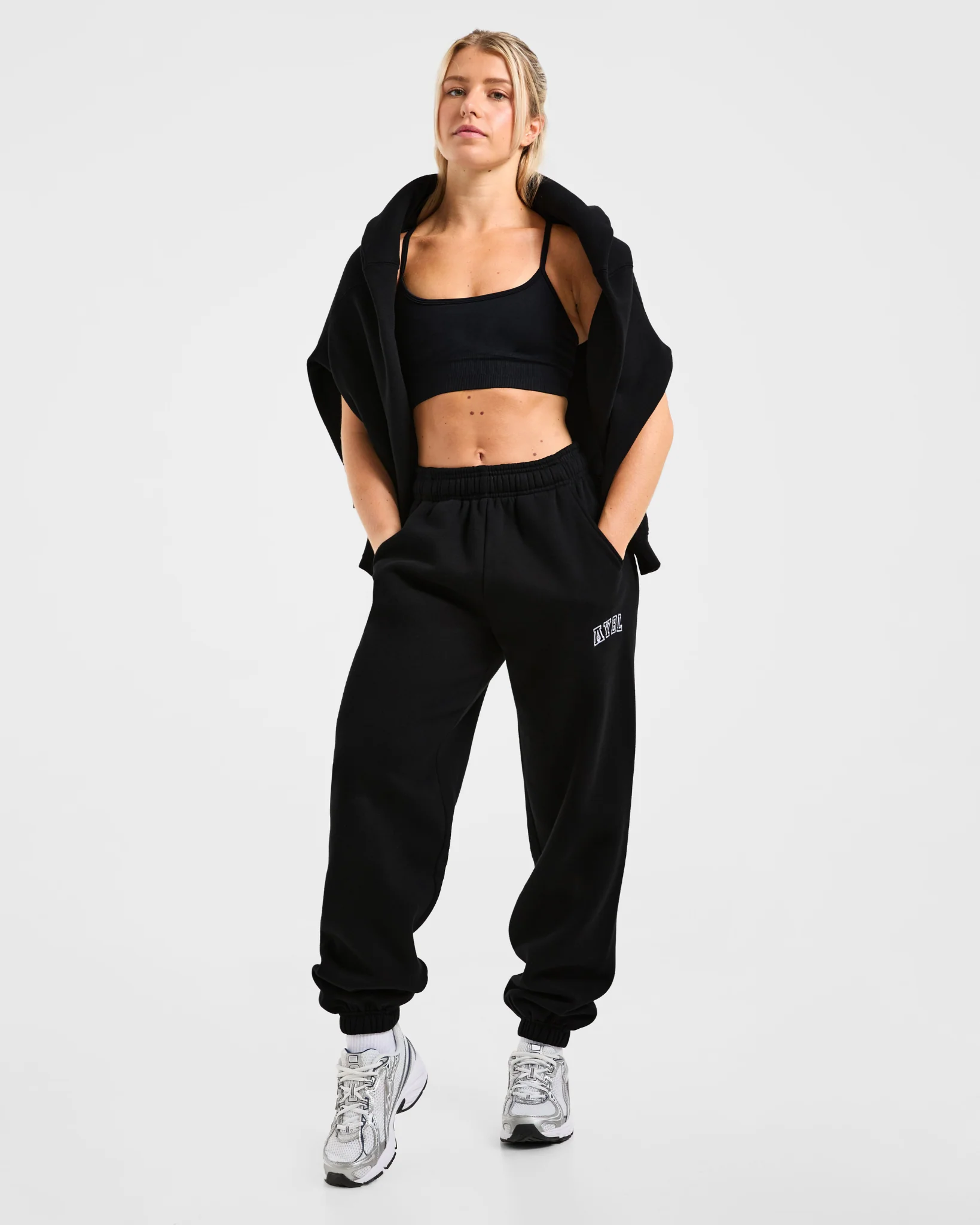 Varsity 2.0 Oversized Joggers - Black - Image 8