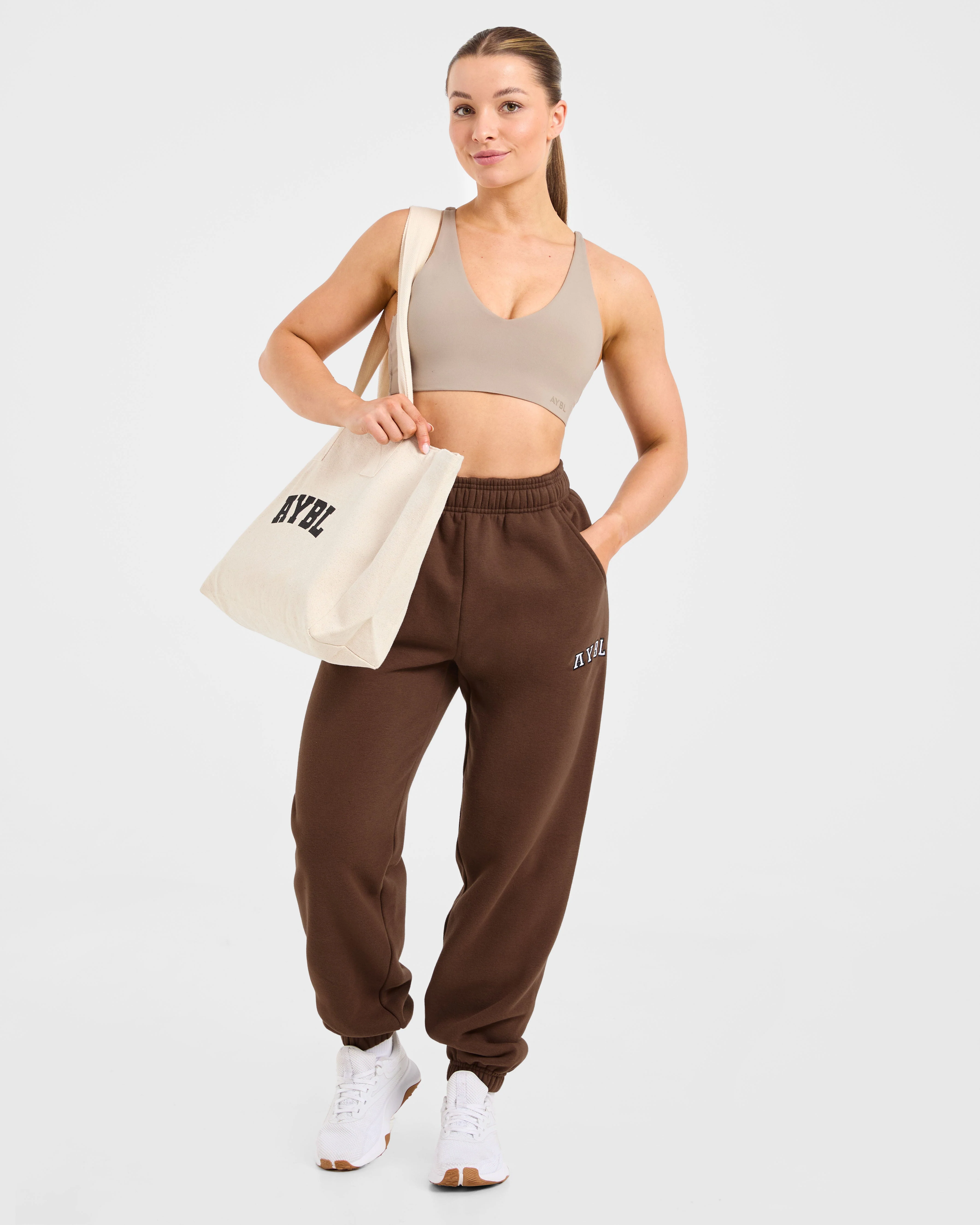 Varsity 2.0 Oversized Joggers - Brown - Image 8