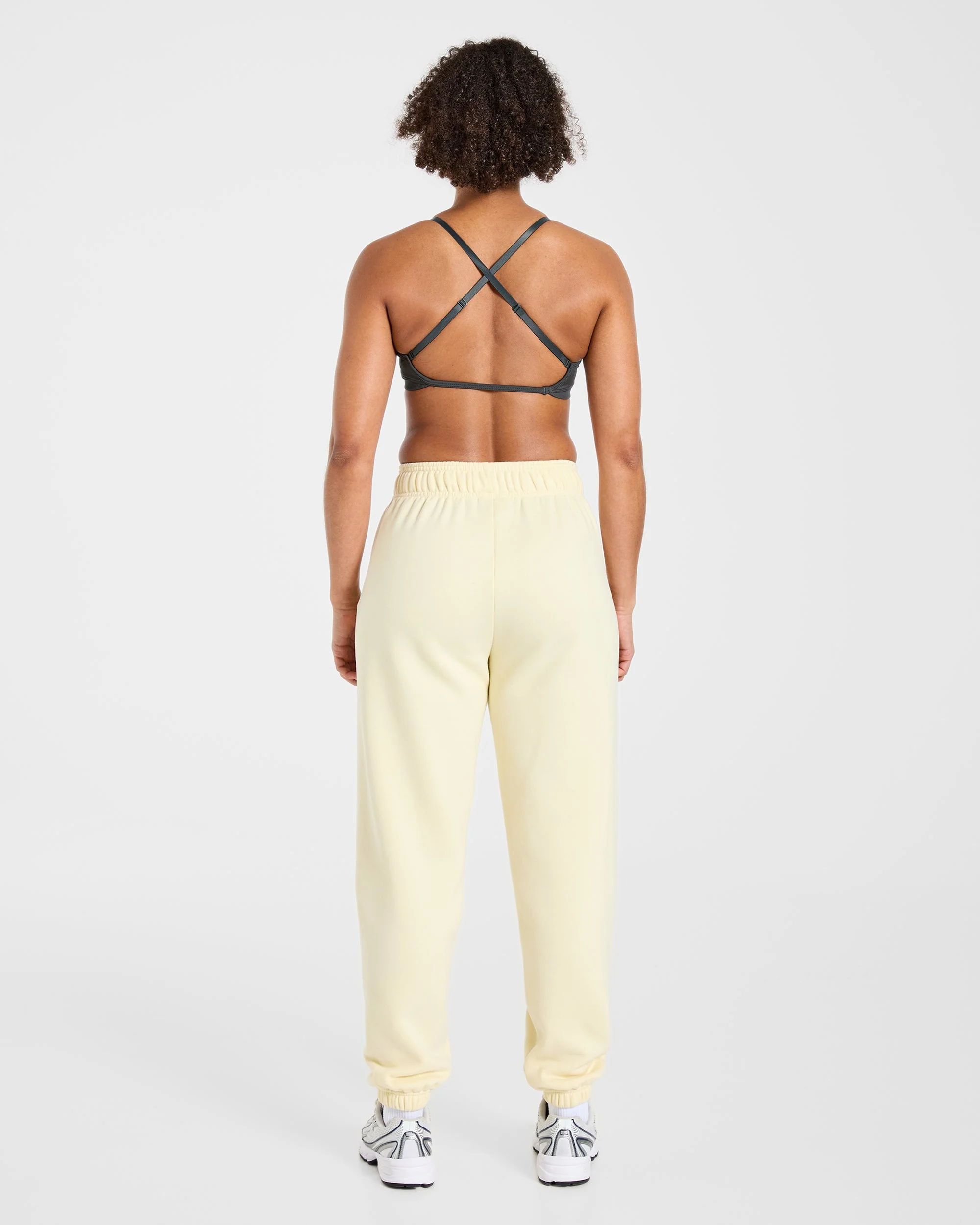 Varsity 2.0 Oversized Joggers - Butter Yellow - Image 4