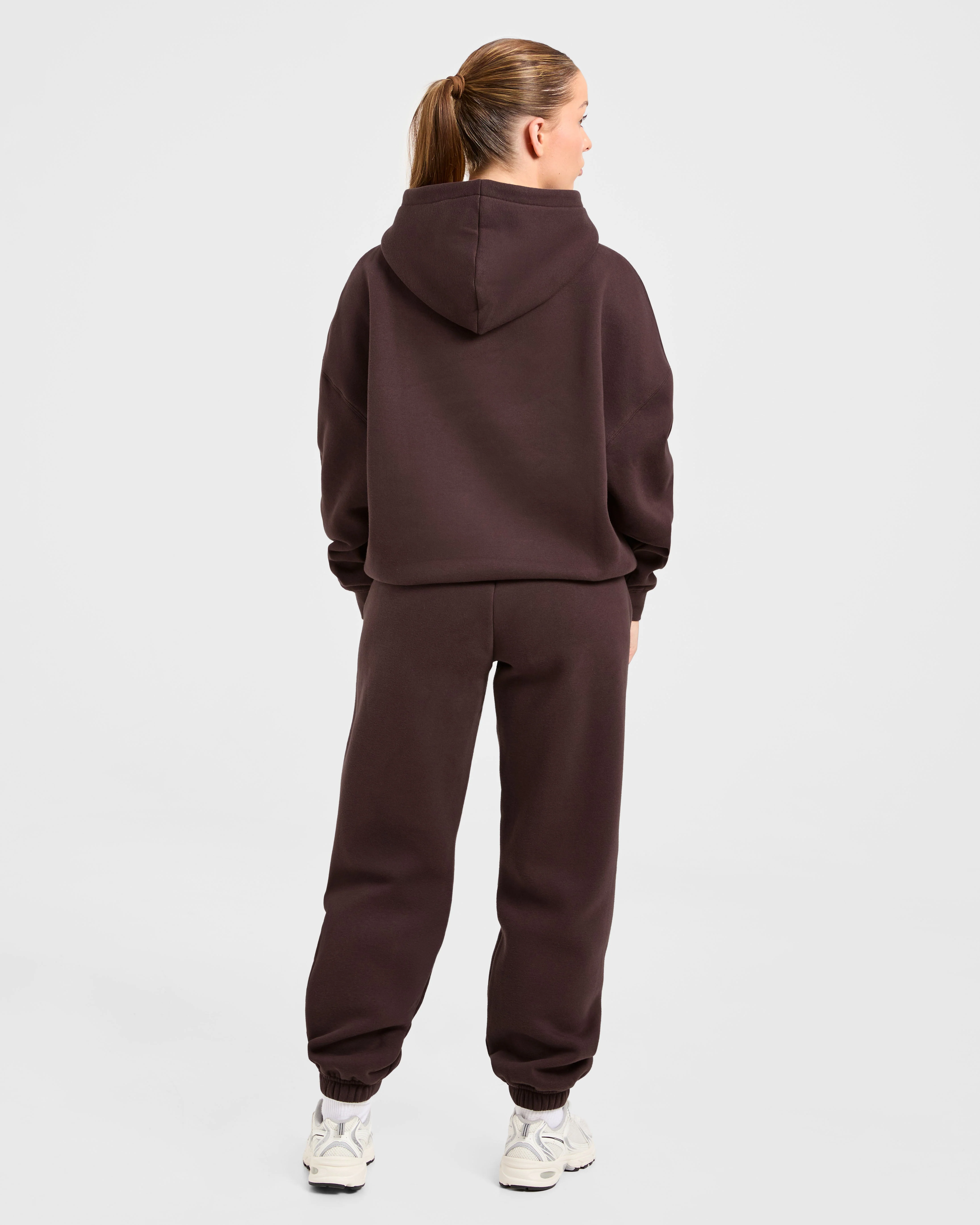 Varsity 2.0 Oversized Joggers - Cocoa Brown - Image 4