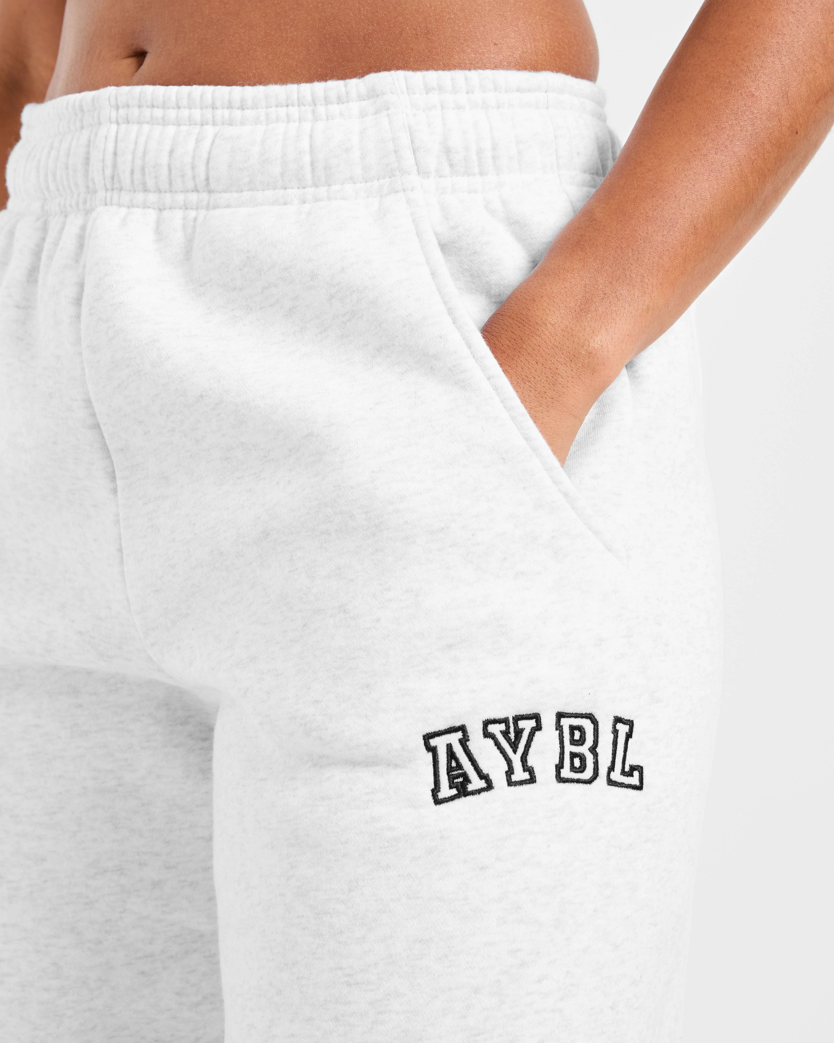 Varsity 2.0 Oversized Joggers - Heather Grey - Image 5