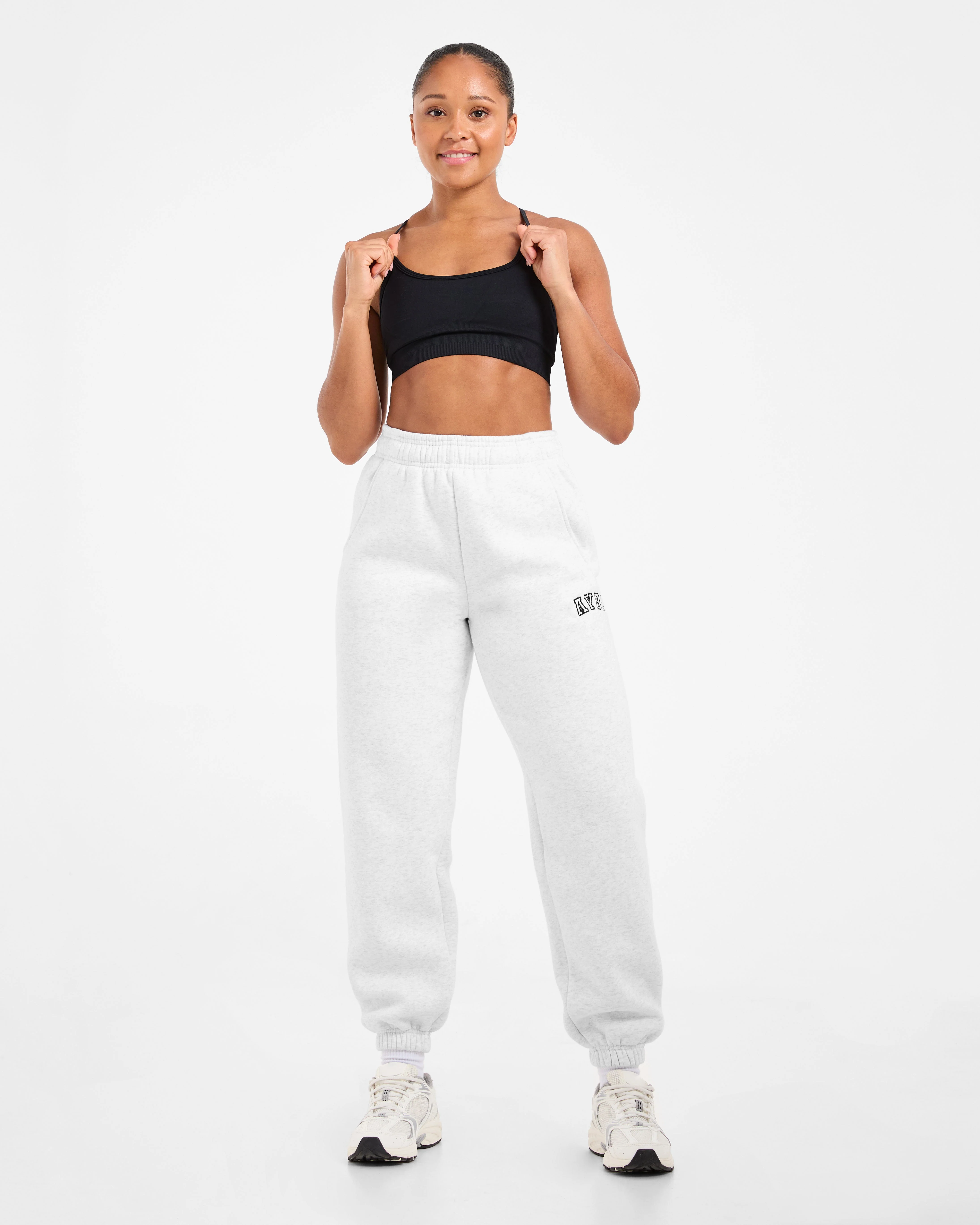 Varsity 2.0 Oversized Joggers - Heather Grey - Image 8