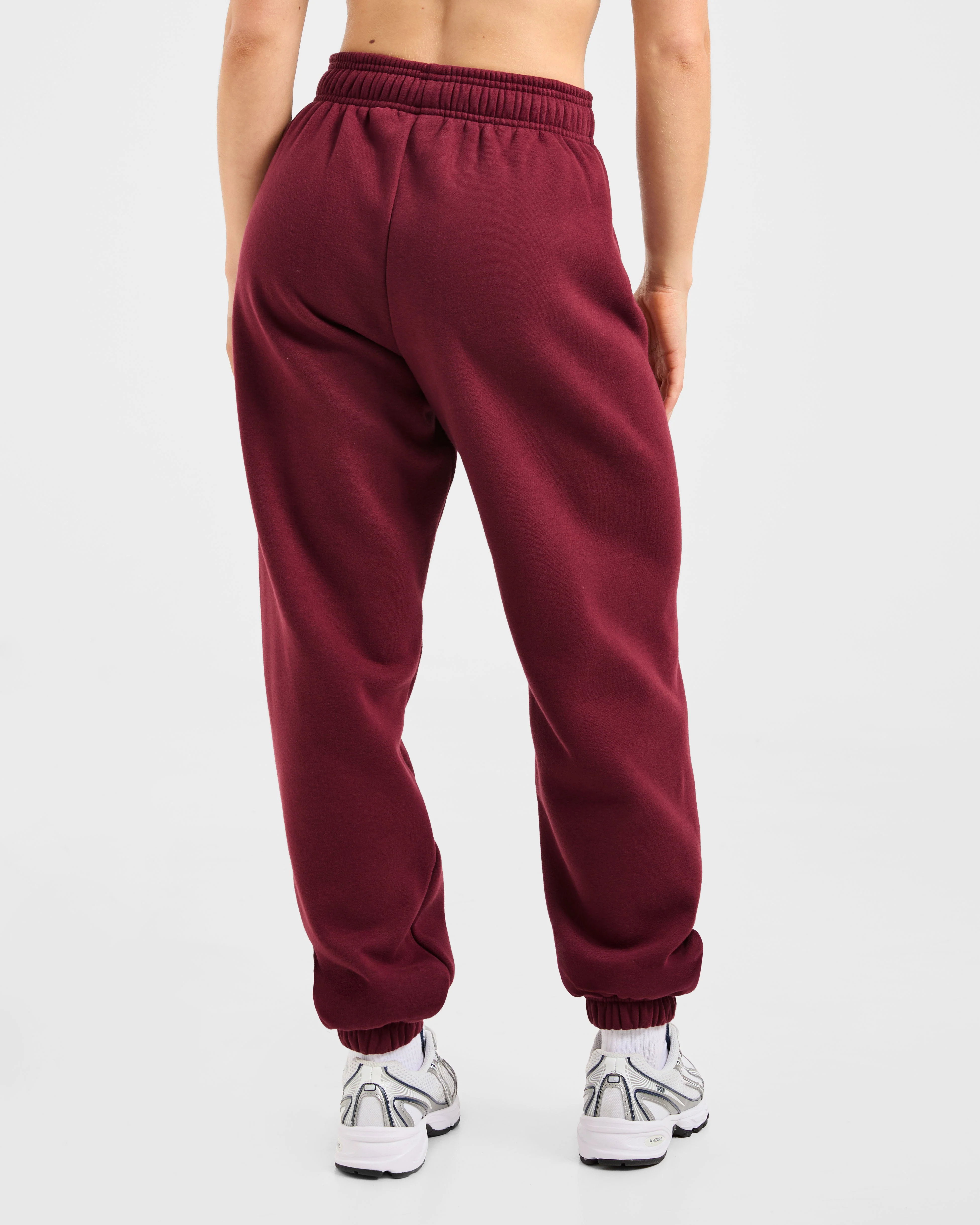 Varsity 2.0 Oversized Joggers - Red Wine - Image 2