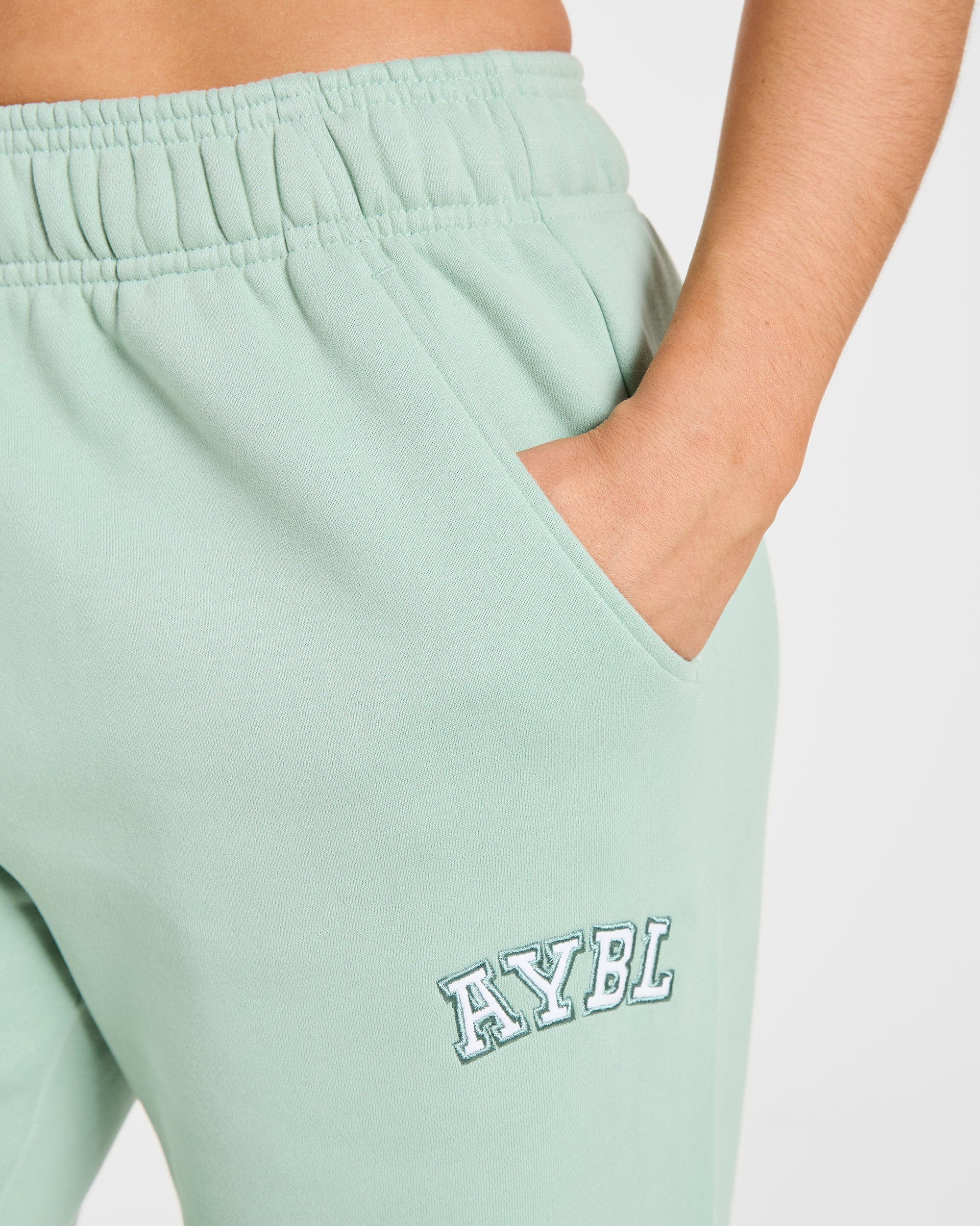 Varsity 2.0 Oversized Joggers - Sage Green - Image 5
