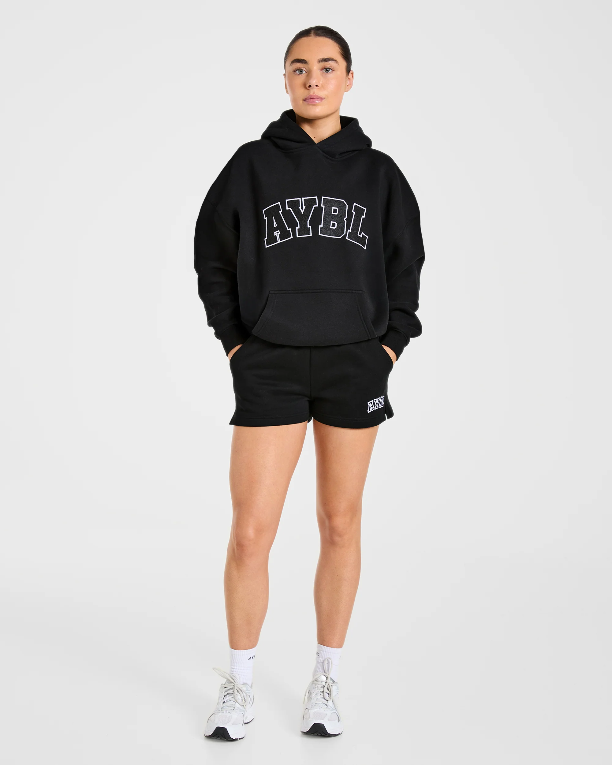 Varsity 2.0 Oversized Shorts - Black - Image 3