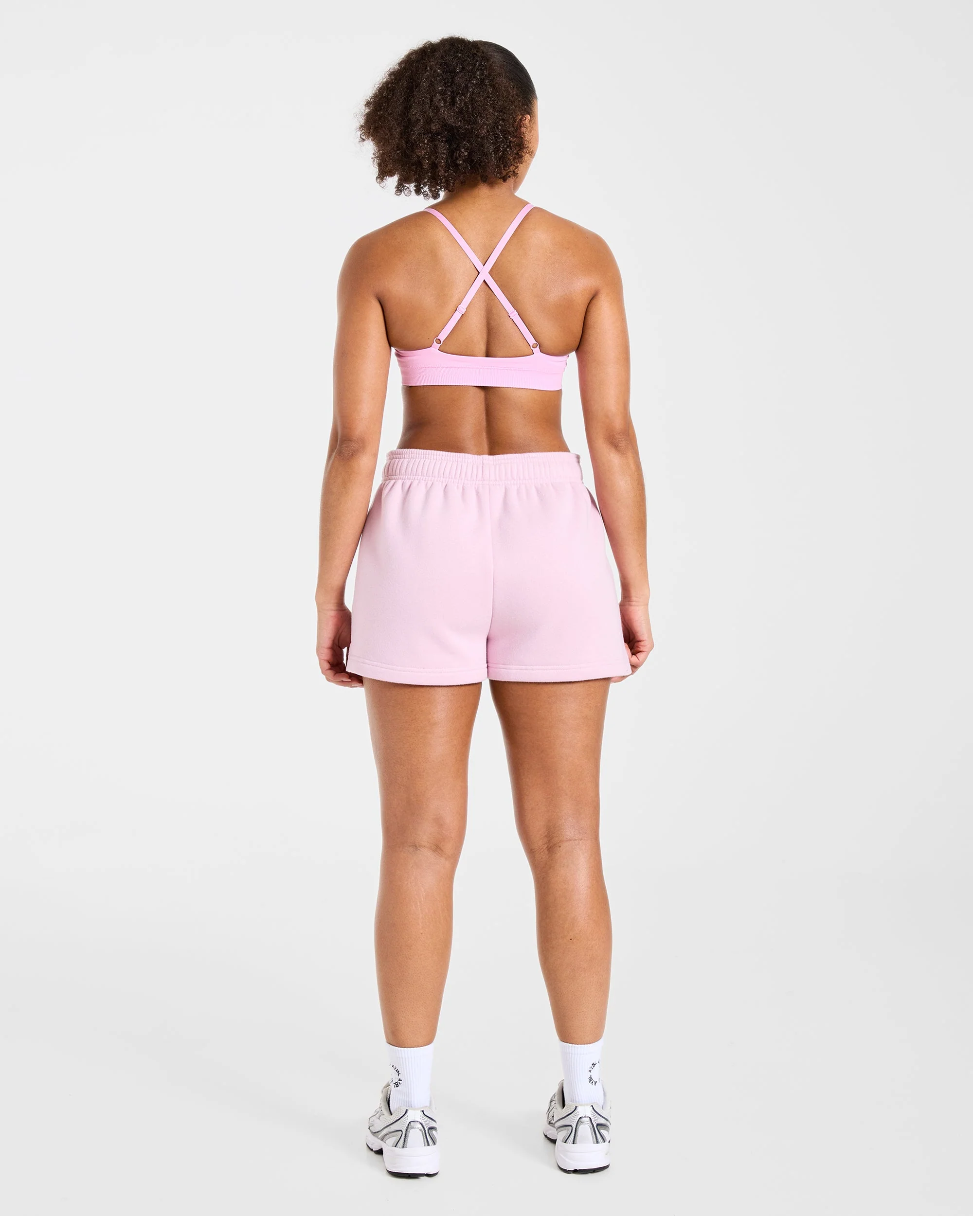 Varsity 2.0 Oversized Shorts - Iced Pink - Image 4