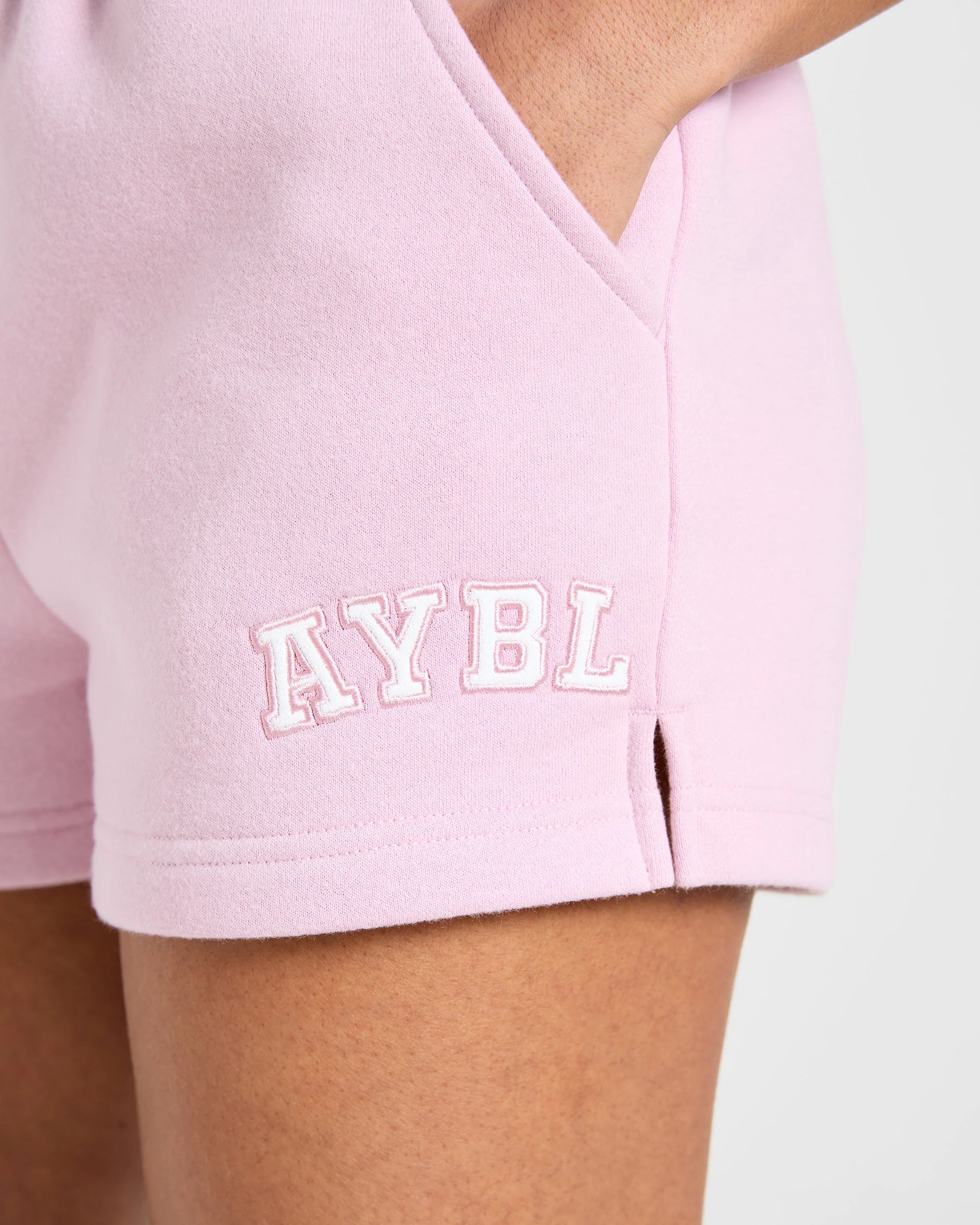 Varsity 2.0 Oversized Shorts - Iced Pink - Image 5