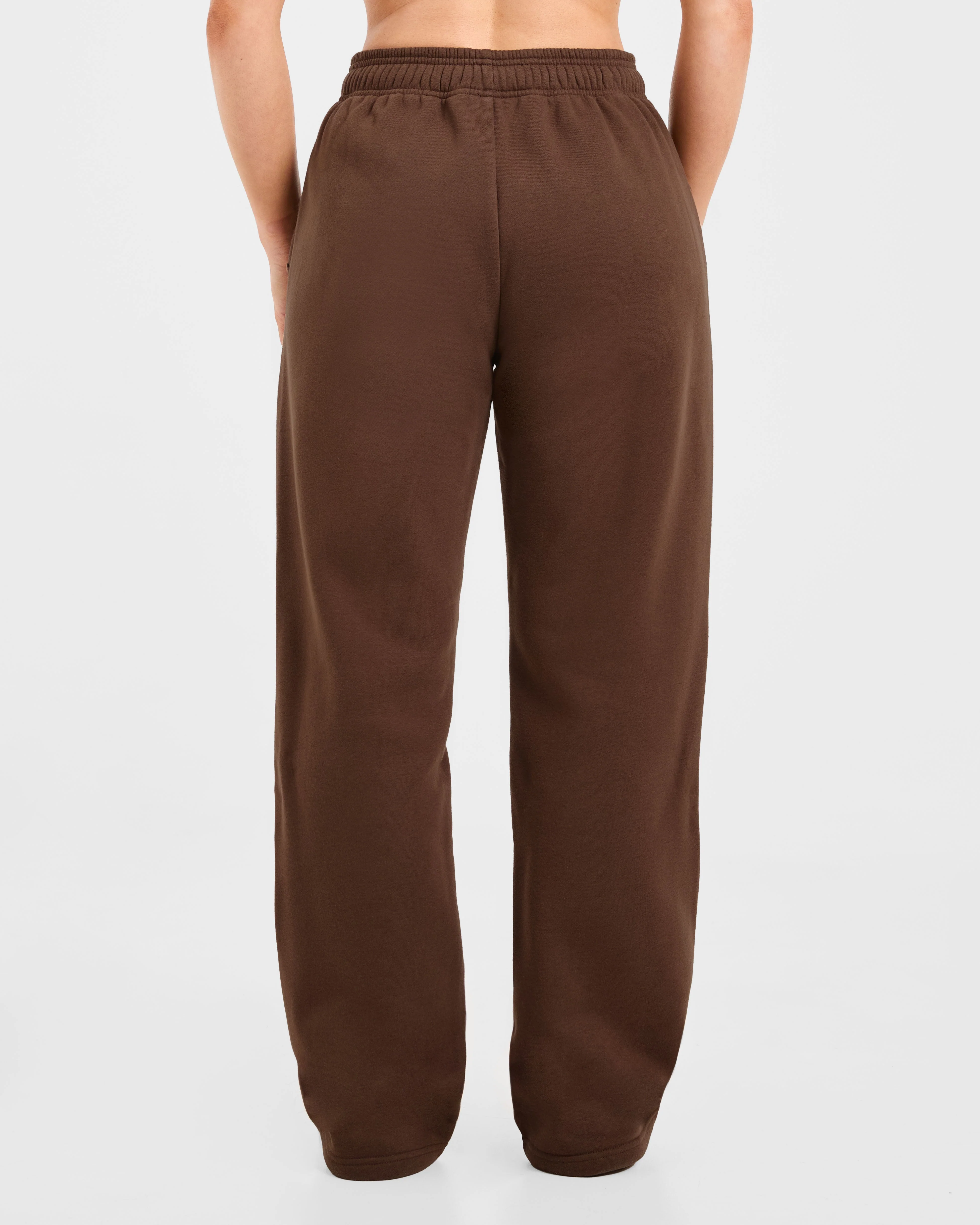 Varsity 2.0 Oversized Straight Leg Joggers - Brown - Image 2