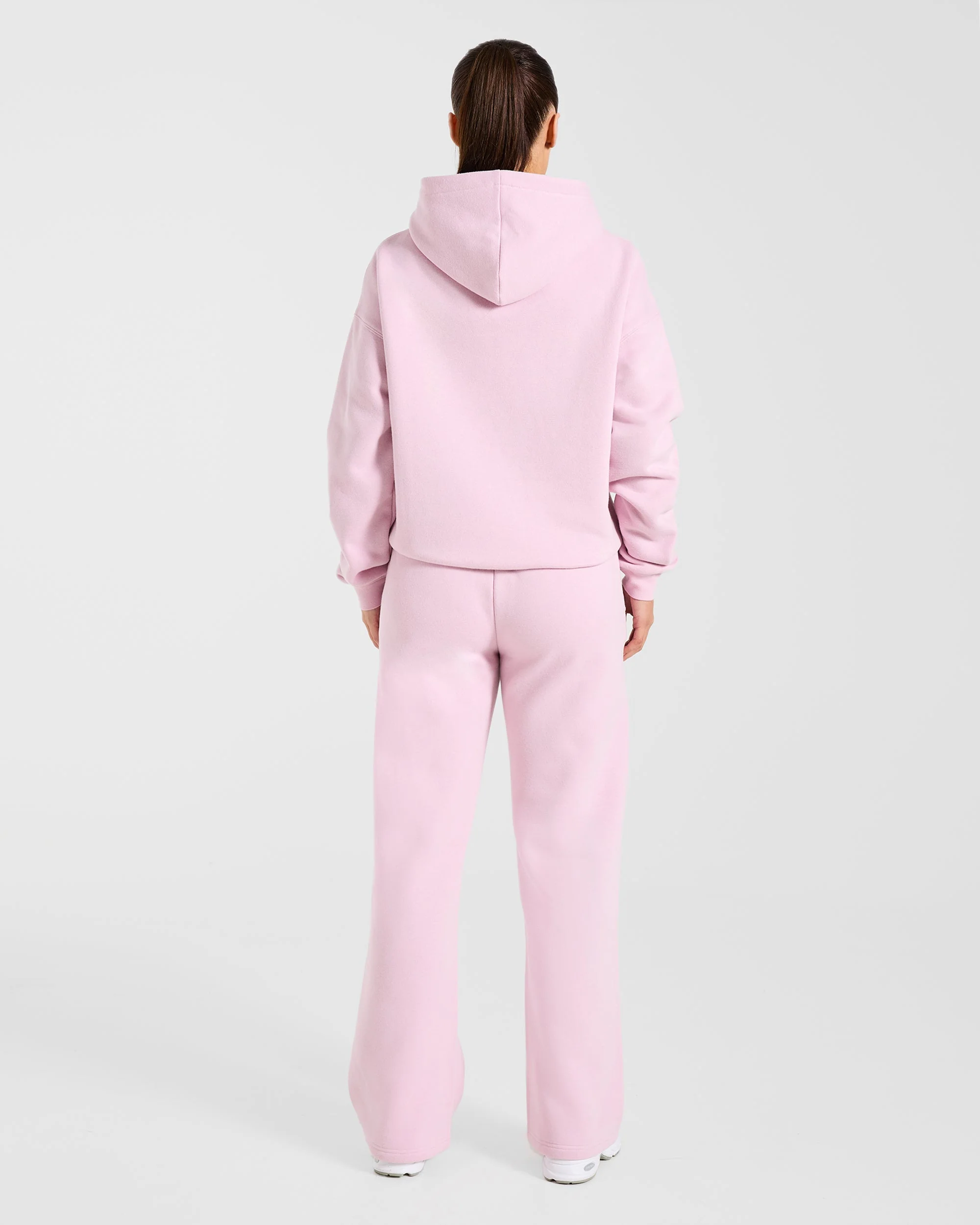 Varsity 2.0 Oversized Straight Leg Joggers - Iced Pink - Image 4