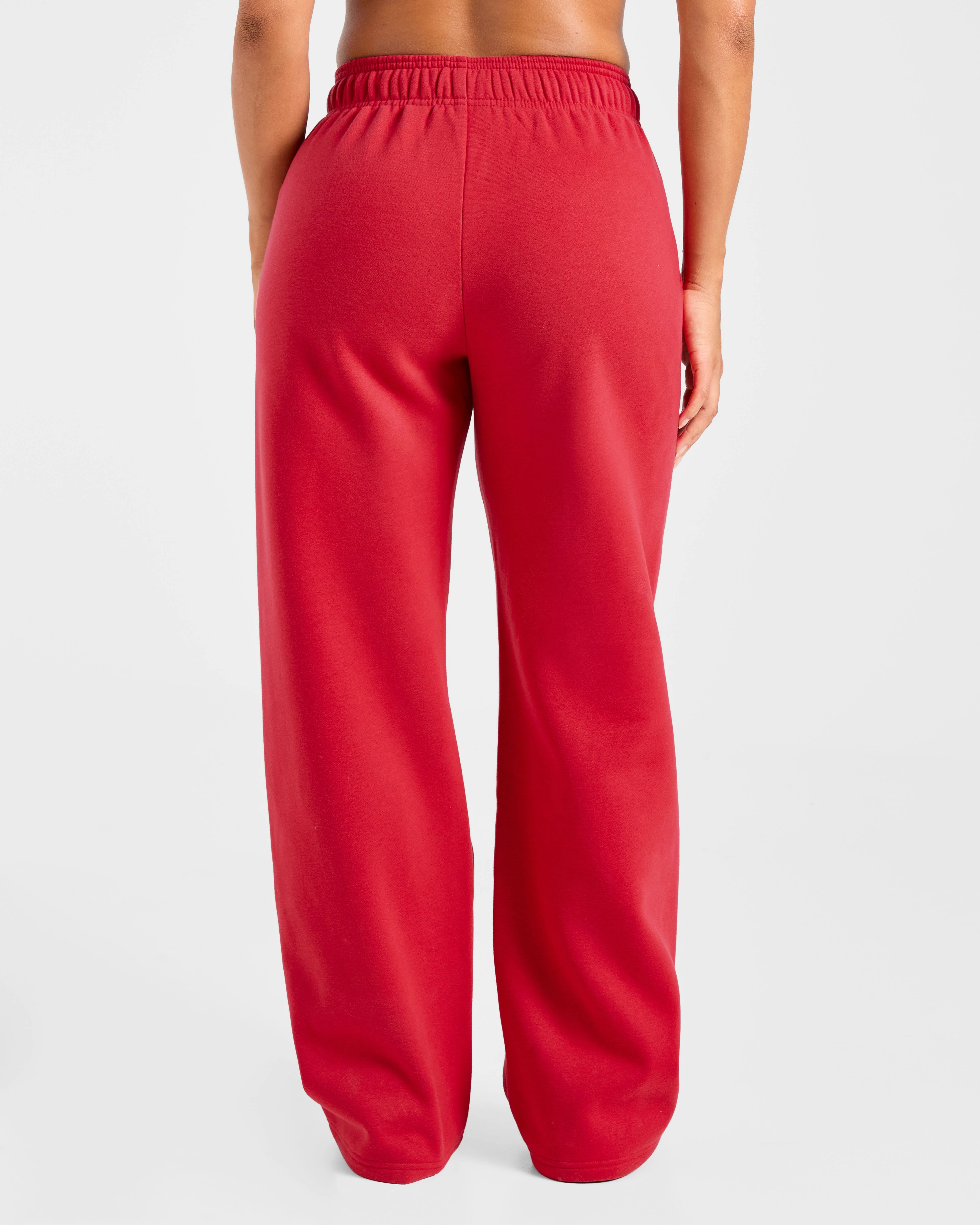 Varsity 2.0 Oversized Straight Leg Joggers - Red - Image 2