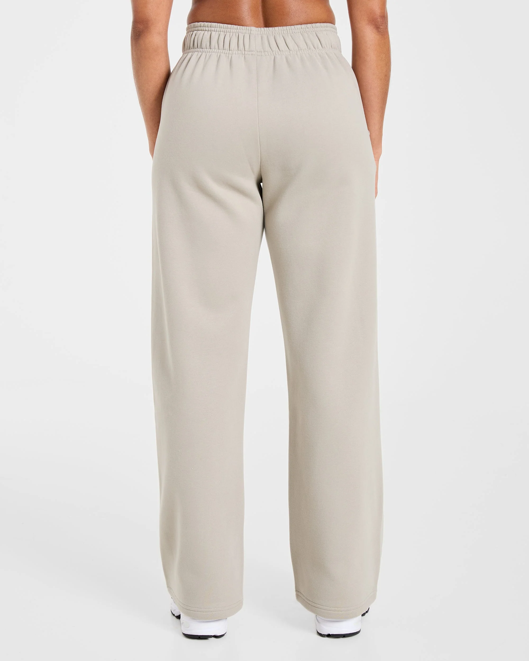 Varsity 2.0 Oversized Straight Leg Joggers - Taupe - Image 2