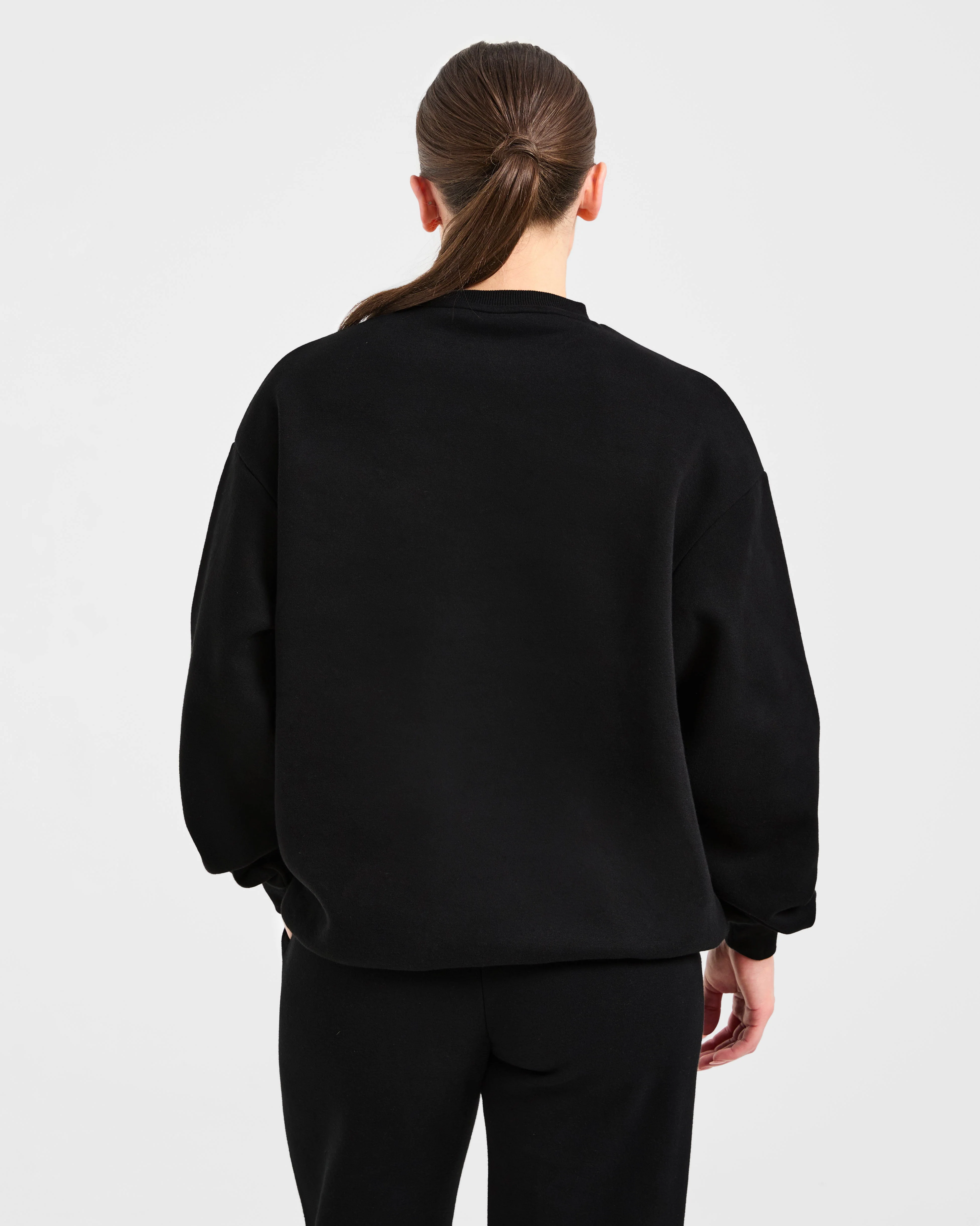 Varsity 2.0 Oversized Sweatshirt - Black - Image 2