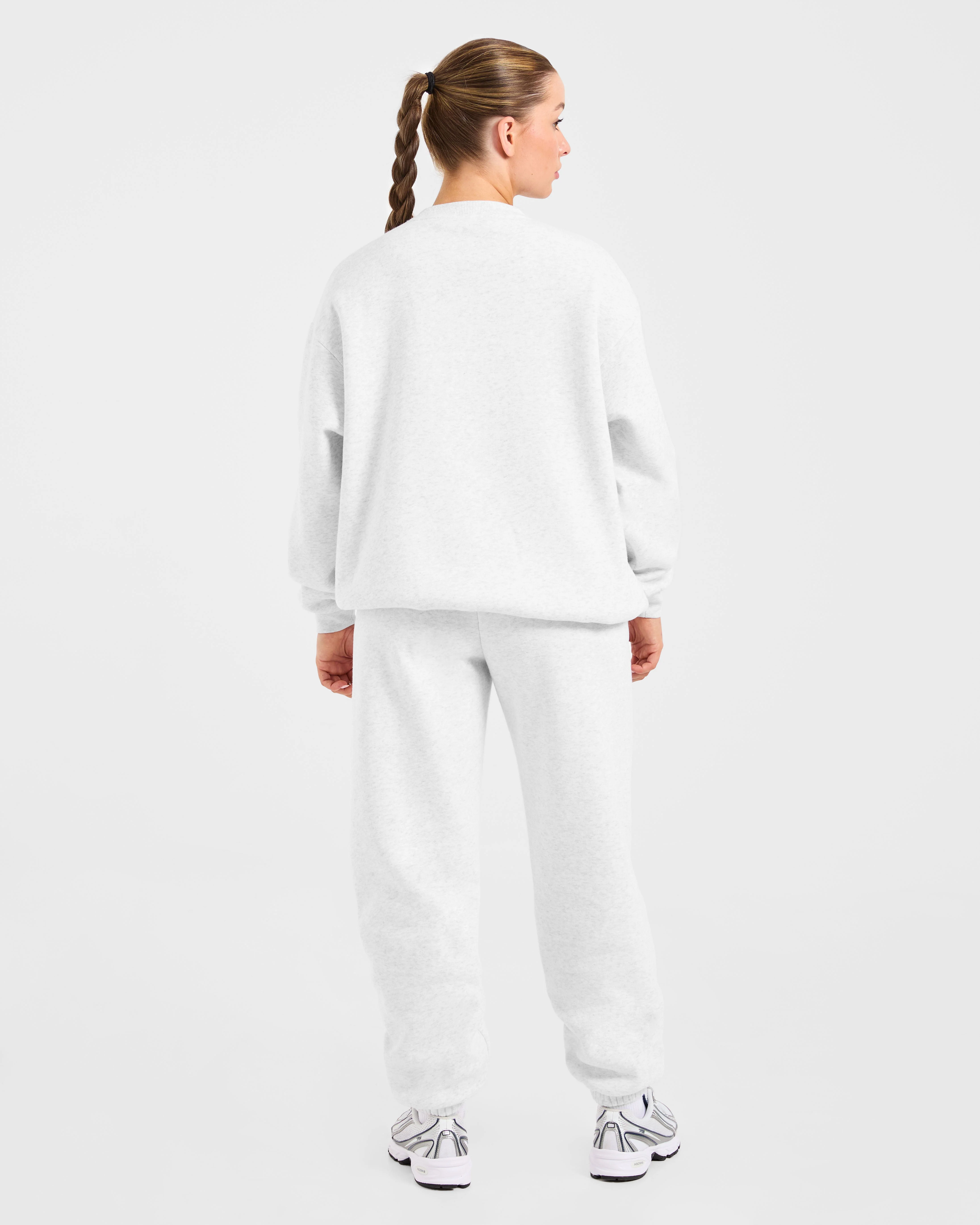 Varsity 2.0 Oversized Sweatshirt - Heather Grey - Image 4