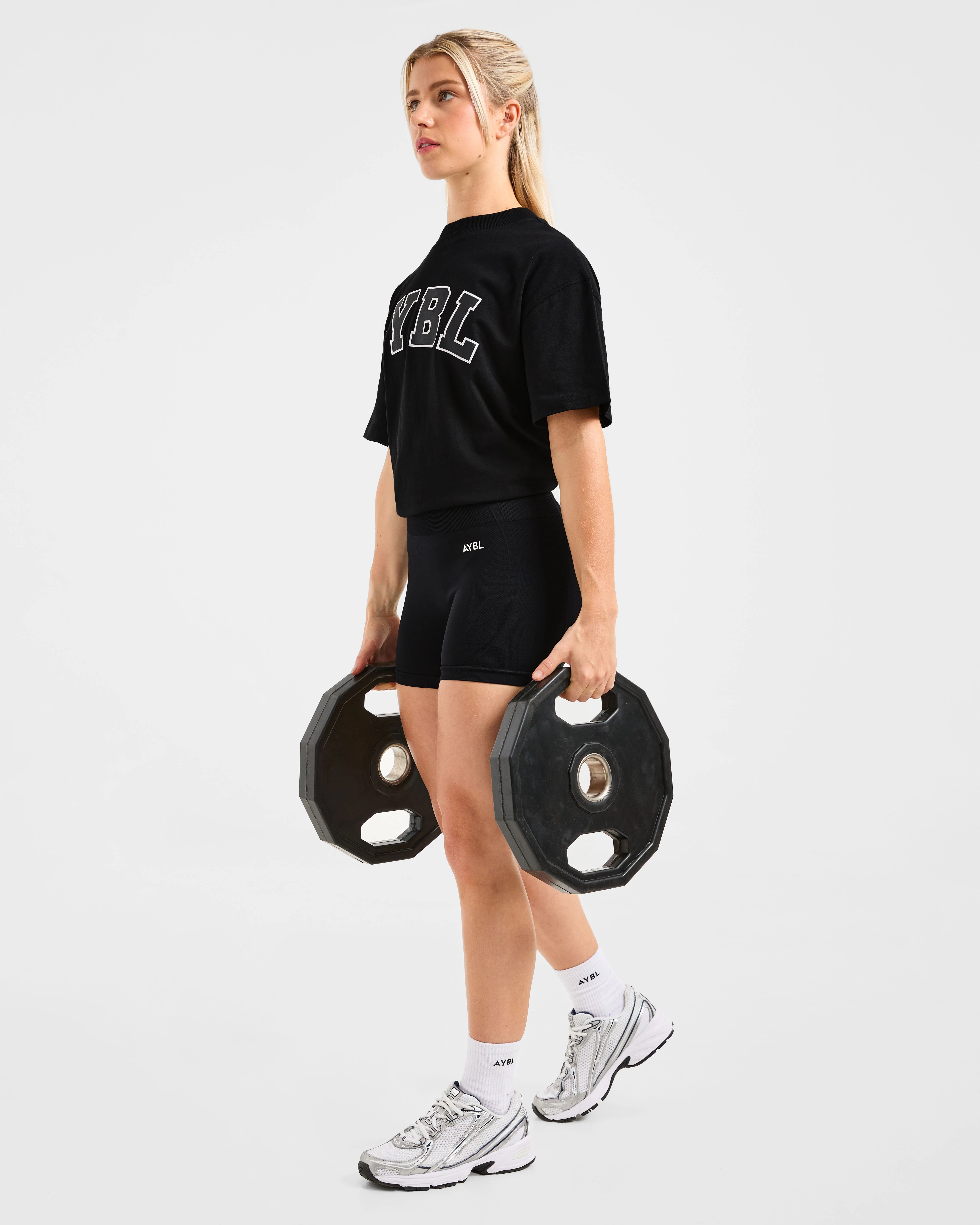 Varsity 2.0 Oversized T Shirt - Black - Image 8