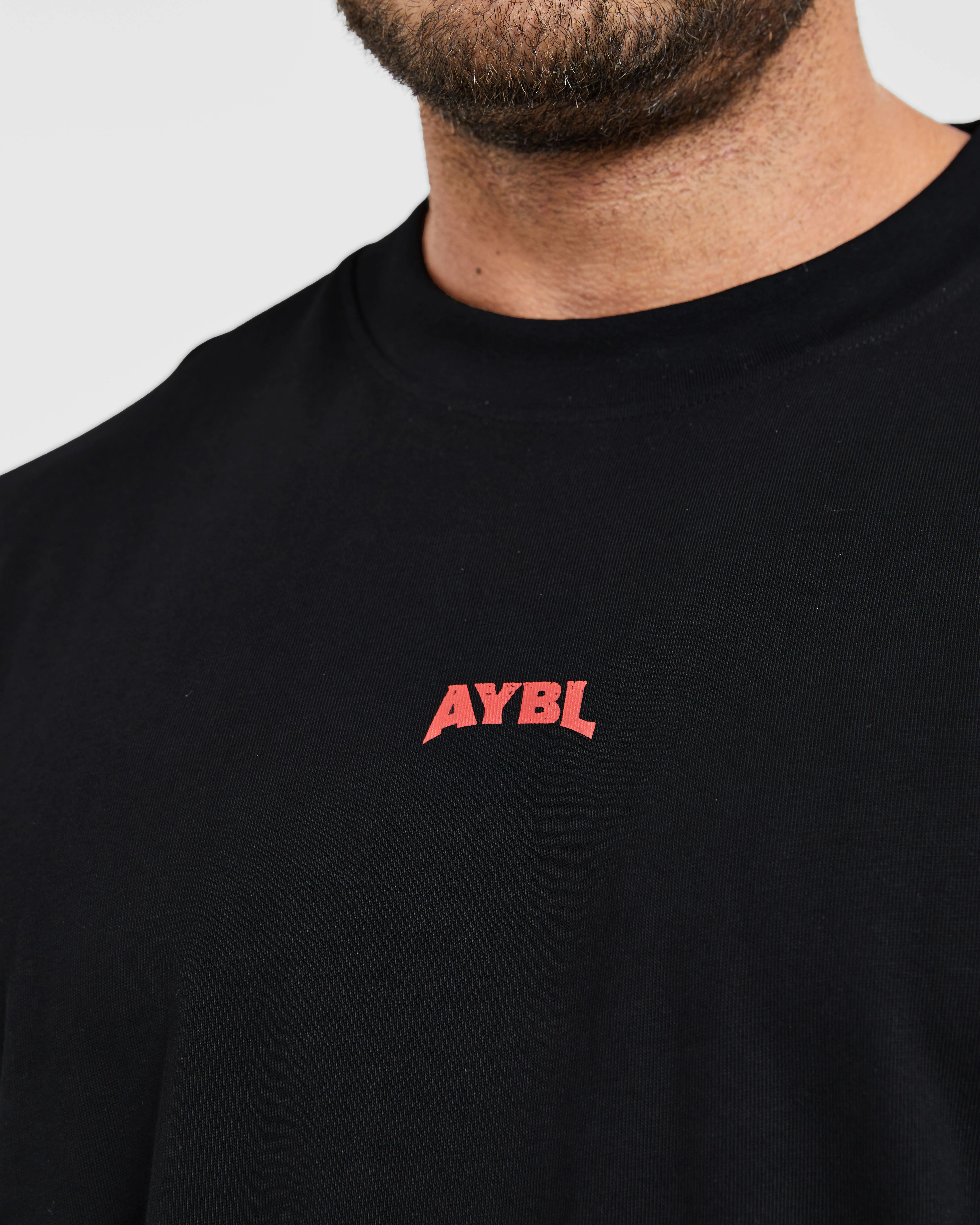Wesley Vissers X Beyond Limits Oversized T Shirt - Black/Charcoal - Image 6