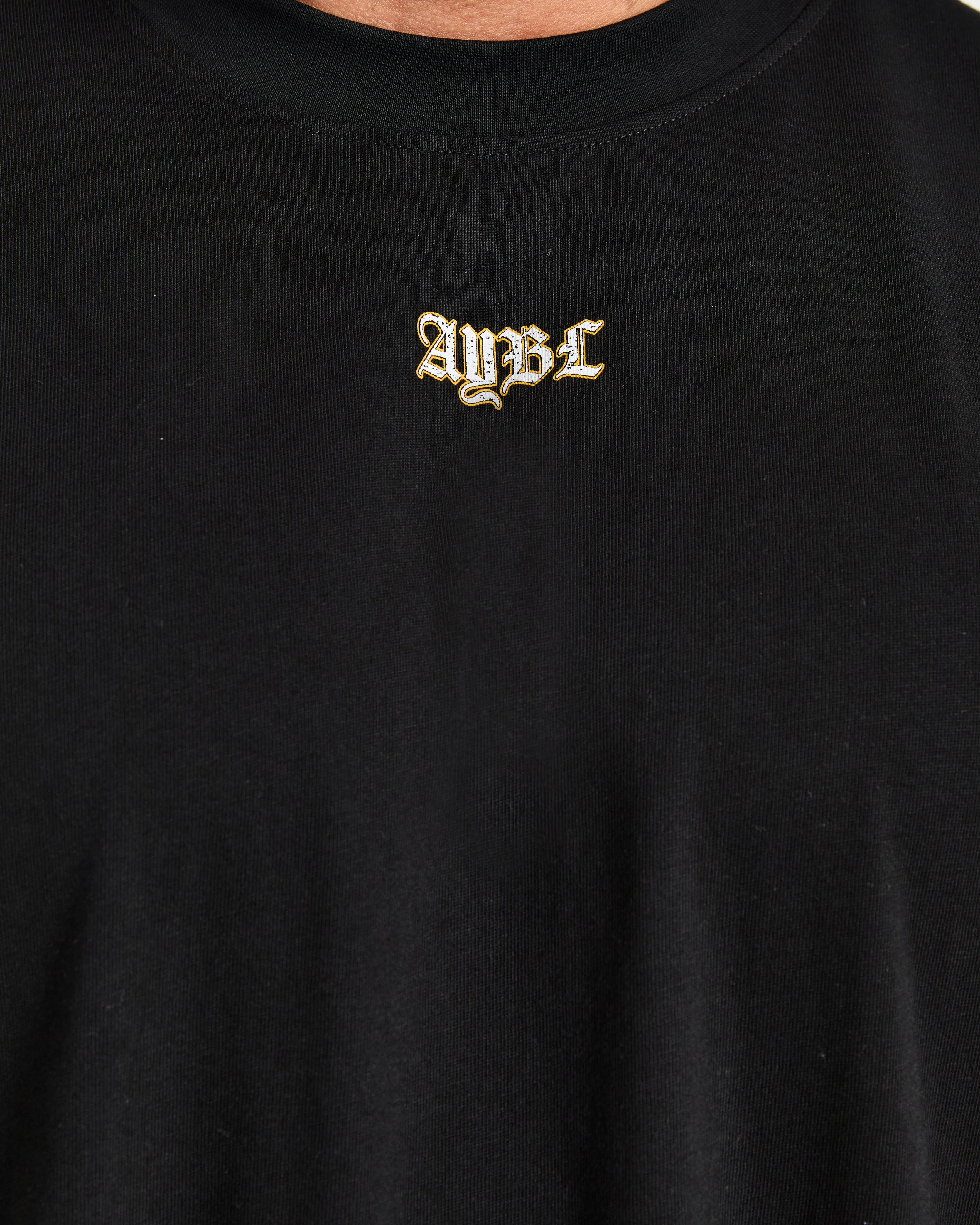 Wesley Vissers x Golden Mentality Oversized T Shirt - Black - Image 6